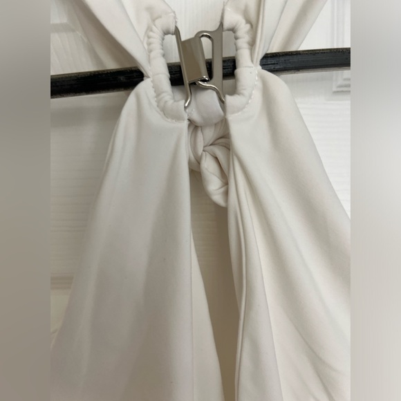 New I AM GIA WHITE HALTER DRESS - Picture 5 of 8